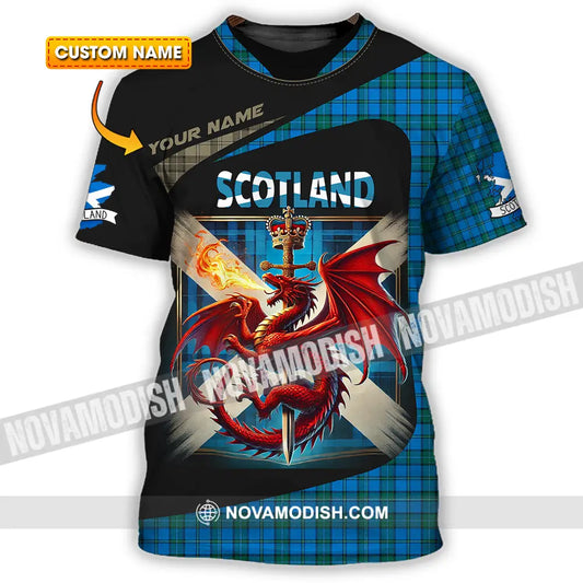 Unisex Shirt - Custom Text Shirt Scotland Shirt T-shirt