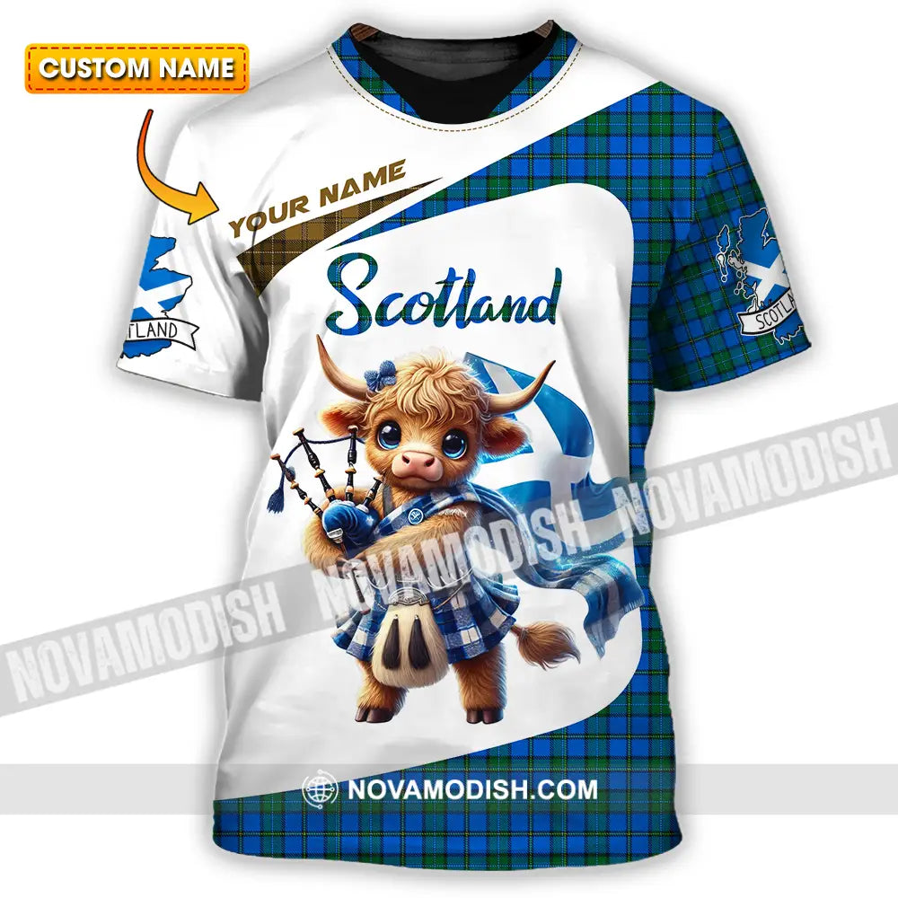 Unisex Shirt - Custom Text Scotland T-Shirt