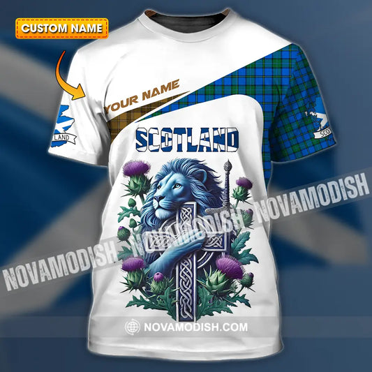Unisex Shirt - Custom Text Shirt Scotland Shirt T-shirt