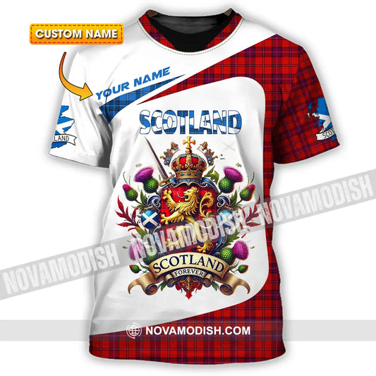 Unisex Shirt - Custom Text Shirt Scotland Shirt T-shirt