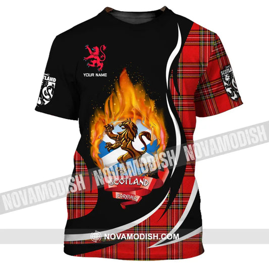 Unisex Shirt - Custom Text Shirt Scotland Shirt T-Shirt / S T-shirt