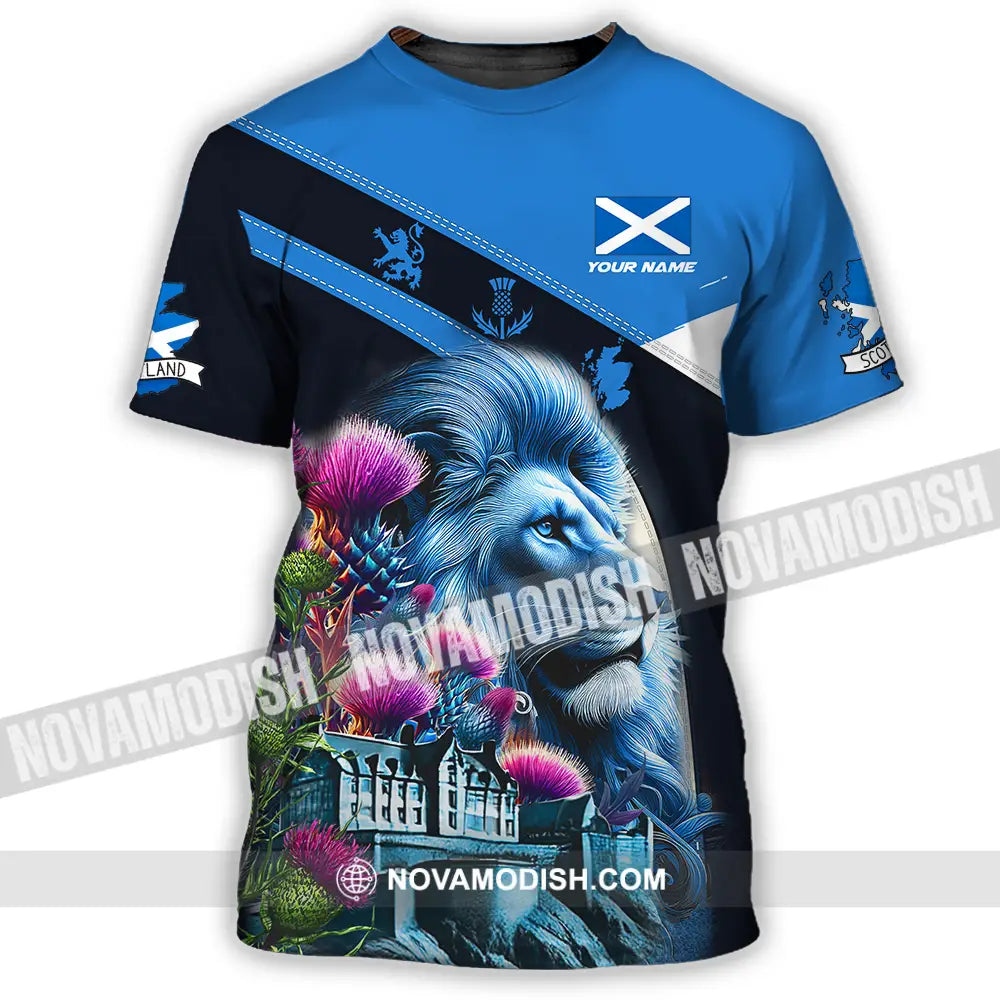 Unisex Shirt - Custom Text Shirt Scotland Shirt T-Shirt / S T-shirt