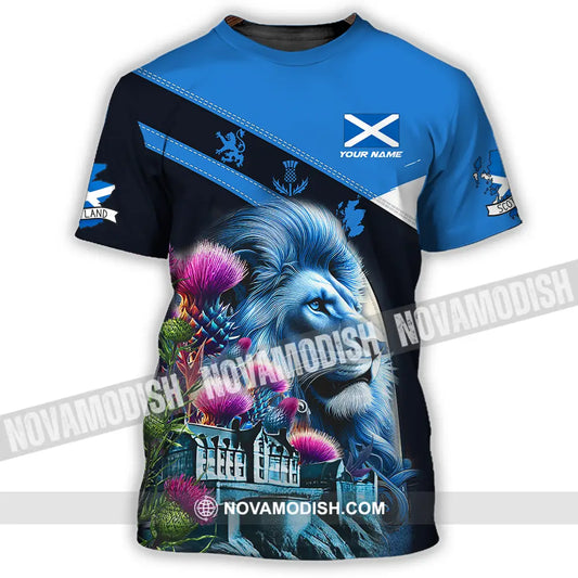 Unisex Shirt - Custom Text Shirt Scotland Shirt T-Shirt / S T-shirt