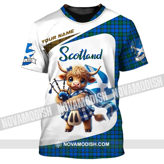 Unisex Shirt - Custom Text Scotland T-Shirt / S T-Shirt