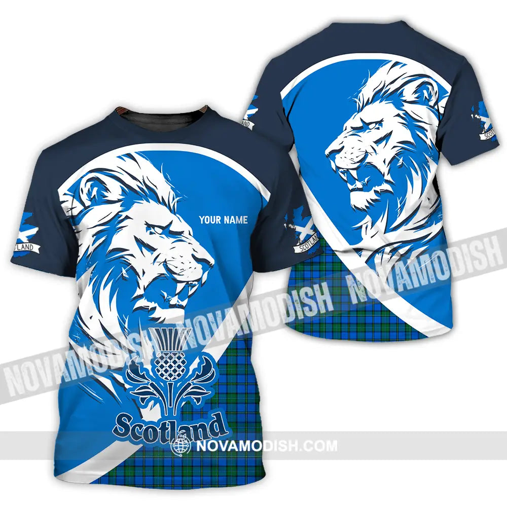Unisex Shirt - Custom Text Shirt Scotland Shirt T-Shirt / S T-shirt