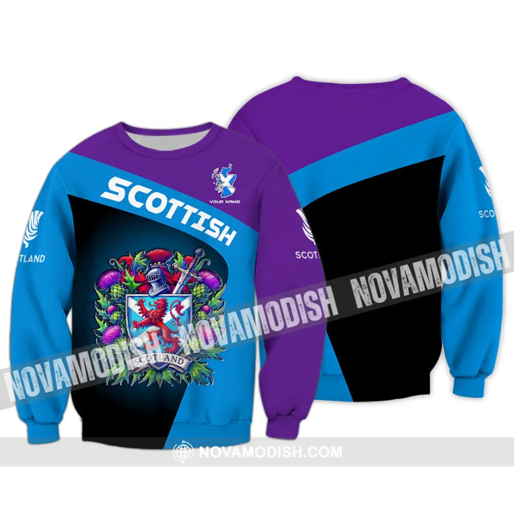 Unisex Shirt - Custom Text Shirt Scottish Shirt Long Sleeve / S T-shirt