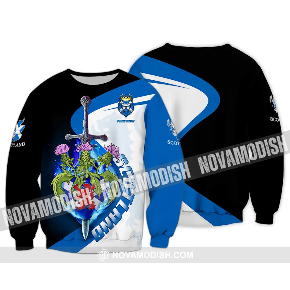 Unisex Shirt - Custom Text Shirt Scottish Shirt Long Sleeve / S T-shirt