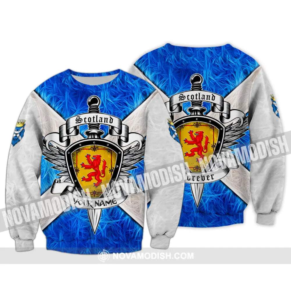 Unisex Shirt - Custom Text Shirt Scottish Shirt Long Sleeve / S T-shirt