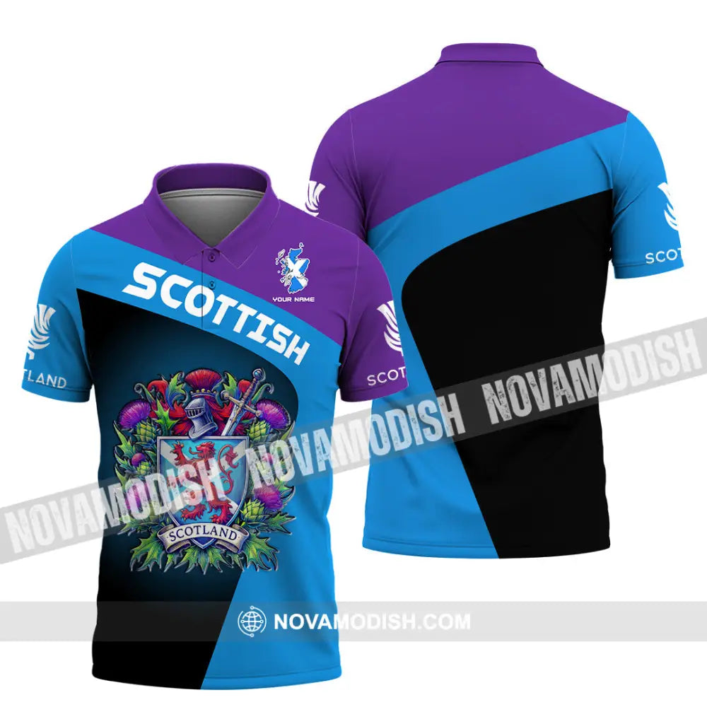 Unisex Shirt - Custom Text Shirt Scottish Shirt Polo Shirt / S T-shirt