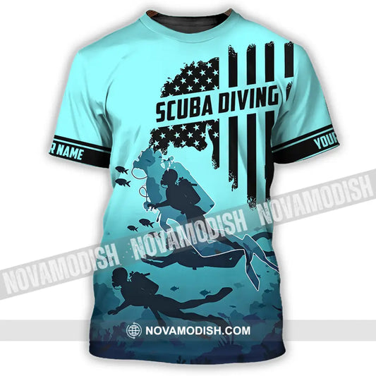 Unisex Shirt - Custom Text Shirt Scuba Diving T-Shirt / S T-shirt