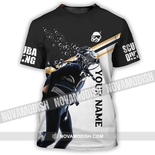 Unisex Shirt - Custom Text Shirt Scuba Diving T-Shirt / S T-shirt