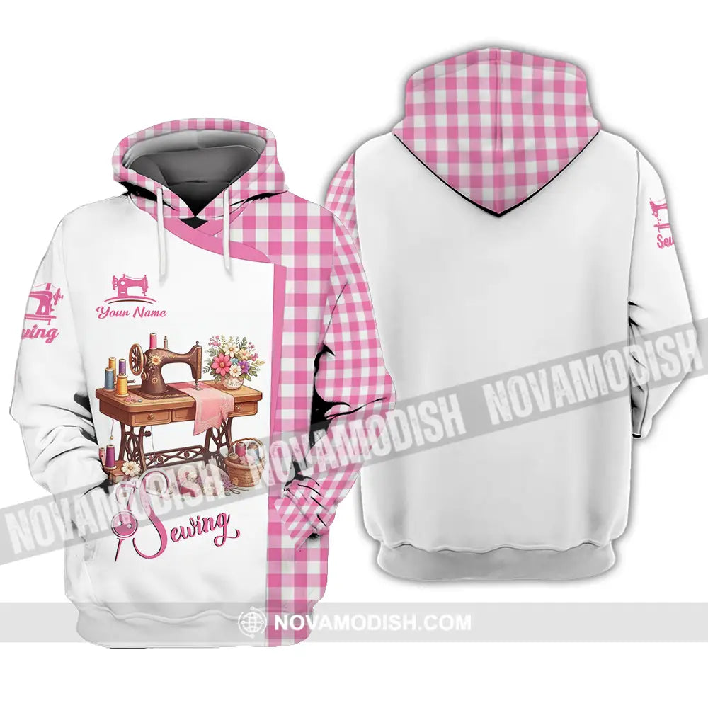 Unisex Shirt - Custom Text Shirt Sewing Shirt Hoodie / S T-shirt