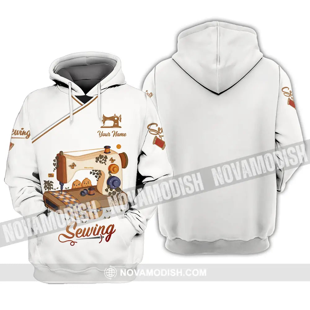 Unisex Shirt - Custom Text Shirt Sewing Shirt Hoodie / S T-shirt