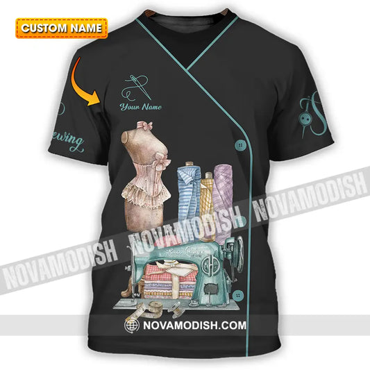 Unisex Shirt - Custom Text Shirt Sewing Shirt T-shirt
