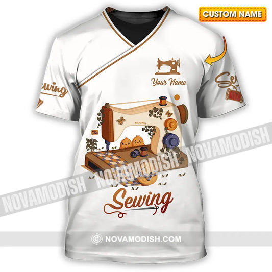 Unisex Shirt - Custom Text Shirt Sewing Shirt T-shirt