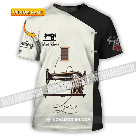 Unisex Shirt - Custom Text Shirt Sewing Shirt T-shirt