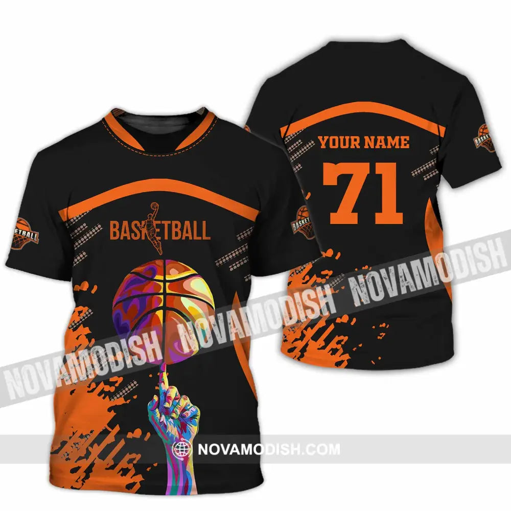 Unisex Shirt - Custom Text Sport Basketball T-Shirt / S T-Shirt