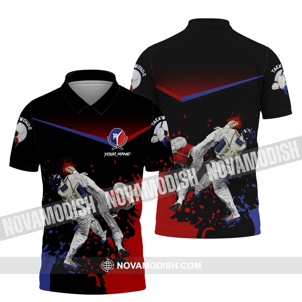 Unisex Shirt - Custom Text Shirt Taekwondo Shirt Polo Shirt / S T-shirt