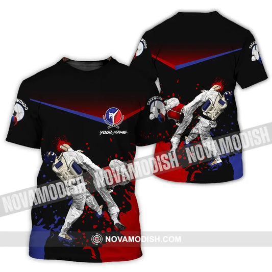 Unisex Shirt - Custom Text Shirt Taekwondo Shirt T-Shirt / S T-shirt
