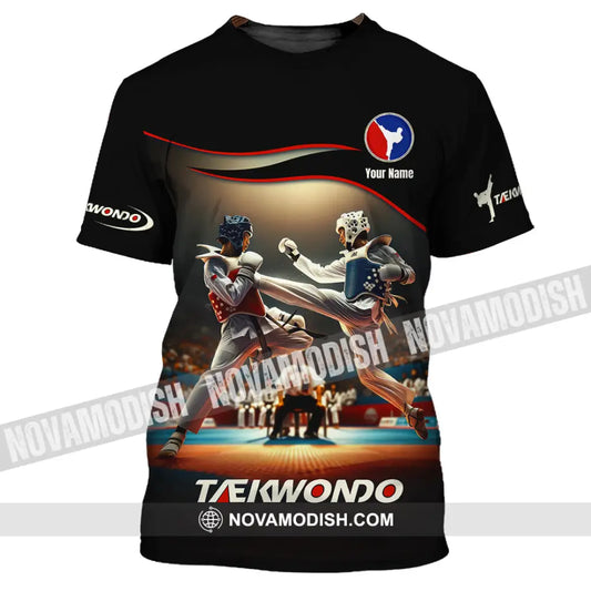 Unisex Shirt - Custom Text Shirt Taekwondo Shirt T-Shirt / S T-shirt