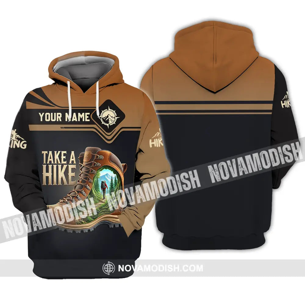 Unisex Shirt - Custom Text Shirt Take A Hike Hoodie / S T-shirt
