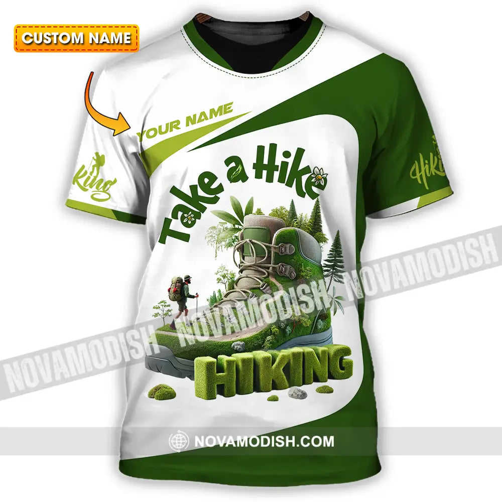 Unisex Shirt - Custom Text Shirt Take A Hike T-shirt