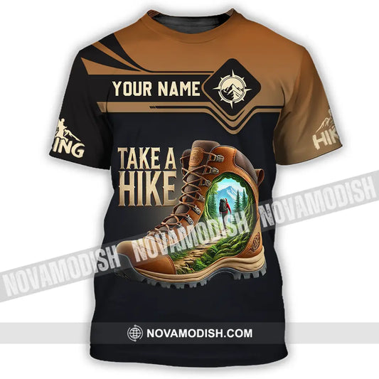 Unisex Shirt - Custom Text Shirt Take A Hike T-Shirt / S T-shirt