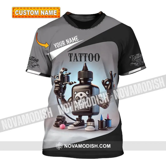 Unisex Shirt - Custom Text Tattoo T-Shirt