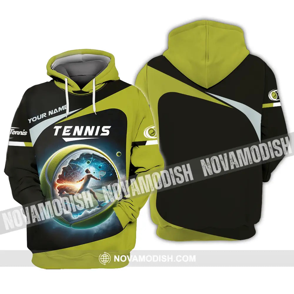 Unisex Shirt - Custom Text Shirt Tennis Shirt Hoodie / S T-shirt