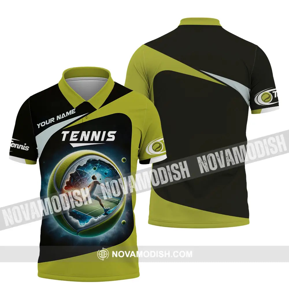 Unisex Shirt - Custom Text Shirt Tennis Shirt Polo Shirt / S T-shirt