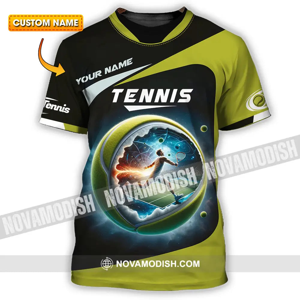 Unisex Shirt - Custom Text Shirt Tennis Shirt T-shirt