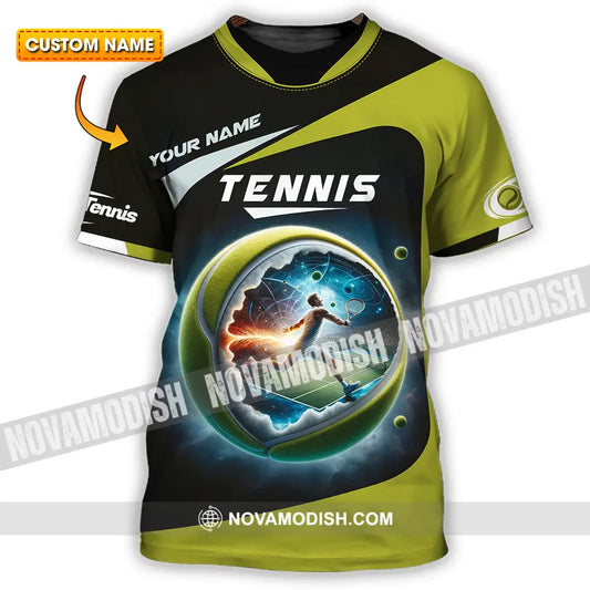 Unisex Shirt - Custom Text Shirt Tennis Shirt T-shirt