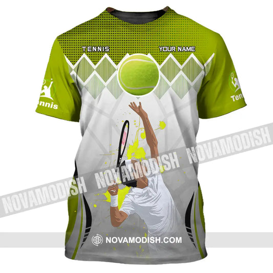 Unisex Shirt - Custom Text Shirt Tennis T-Shirt / S T-shirt
