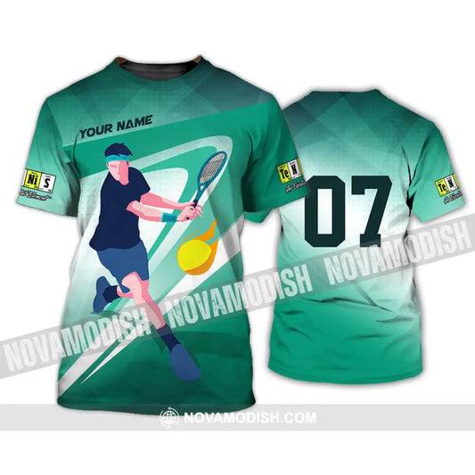 Unisex Shirt - Custom Text Shirt Tennis Shirt T-Shirt / S T-shirt