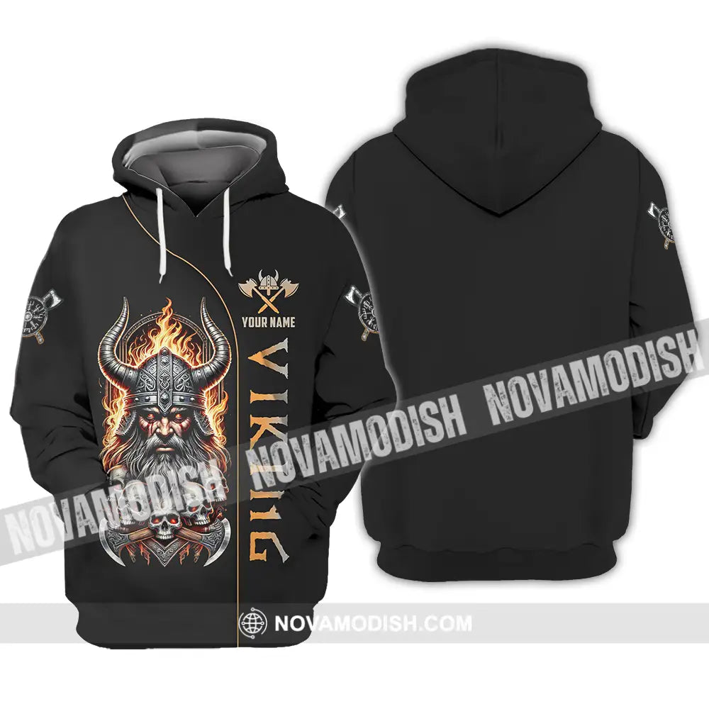 Unisex Shirt - Custom Text Shirt Viking Hoodie / S T-shirt
