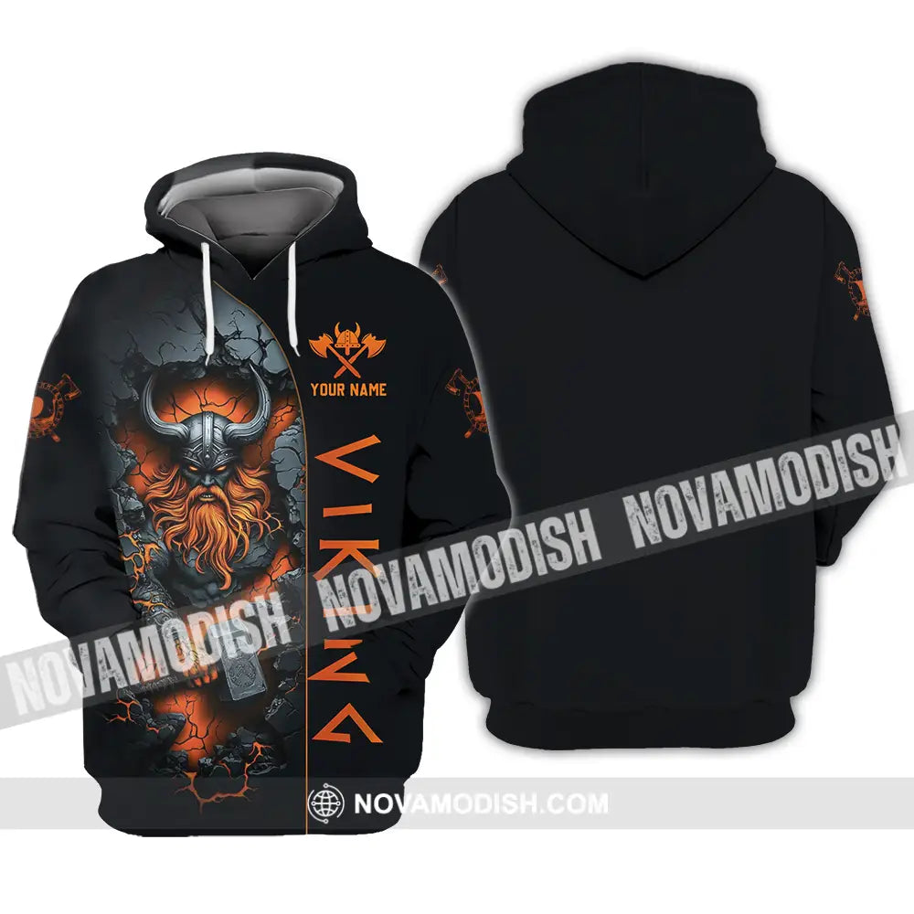 Unisex Shirt - Custom Text Shirt Viking Hoodie / S T-shirt