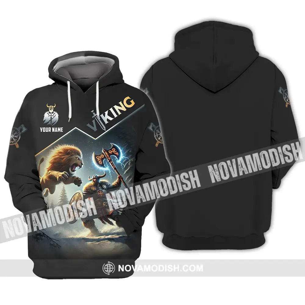 Unisex Shirt - Custom Text Shirt Viking Hoodie / S T-shirt