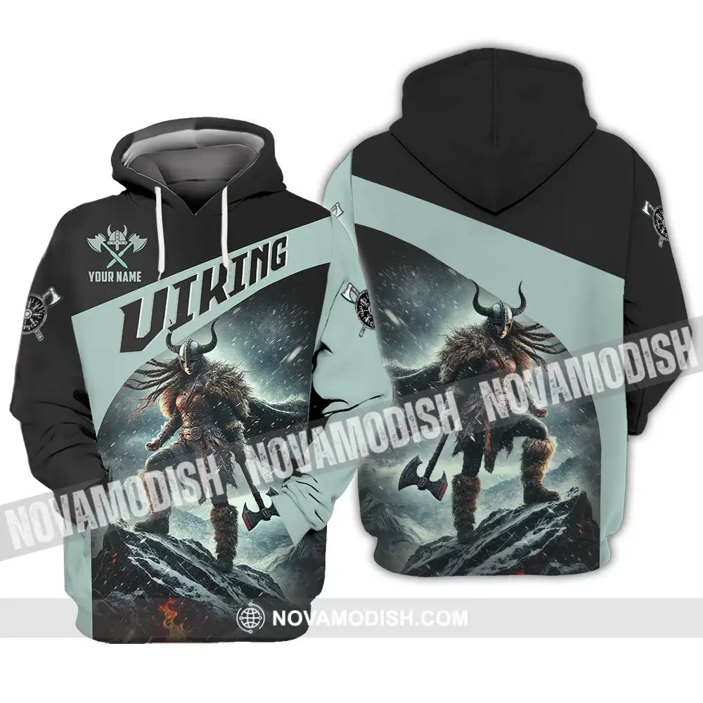 Unisex Shirt - Custom Text Shirt Viking Hoodie / S T-shirt