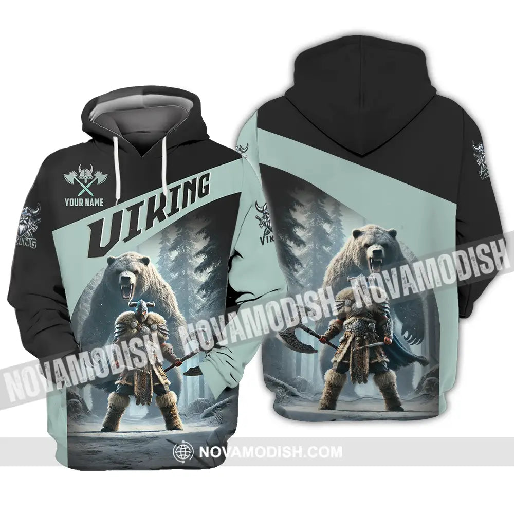 Unisex Shirt - Custom Text Shirt Viking Hoodie / S T-shirt