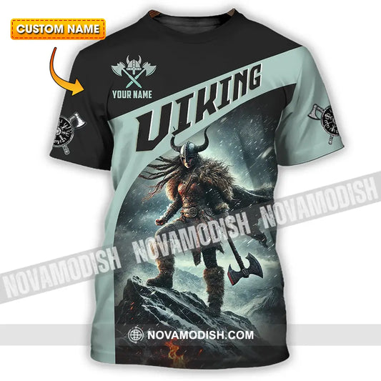 Unisex Shirt - Custom Text Shirt Viking T-shirt