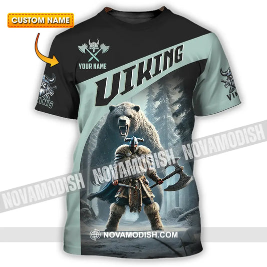 Unisex Shirt - Custom Text Shirt Viking T-shirt