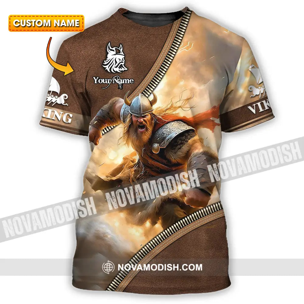 Unisex Shirt - Custom Text Shirt Viking T-shirt