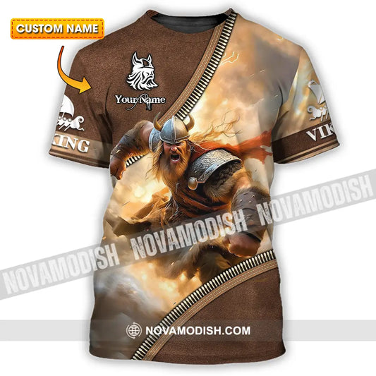 Unisex Shirt - Custom Text Shirt Viking T-shirt