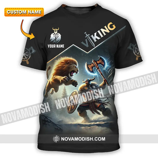 Unisex Shirt - Custom Text Shirt Viking T-shirt