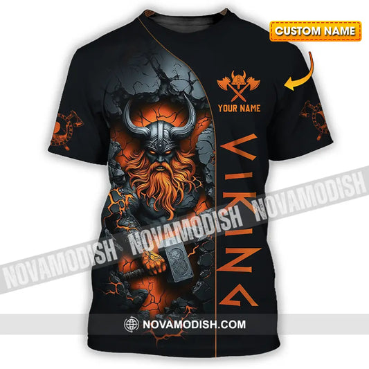 Unisex Shirt - Custom Text Shirt Viking T-shirt