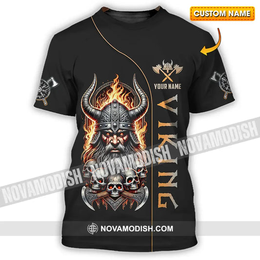 Unisex Shirt - Custom Text Shirt Viking T-shirt