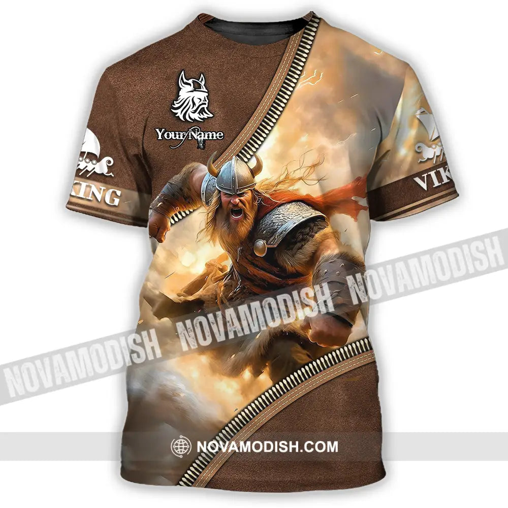 Unisex Shirt - Custom Text Shirt Viking T-Shirt / S T-shirt