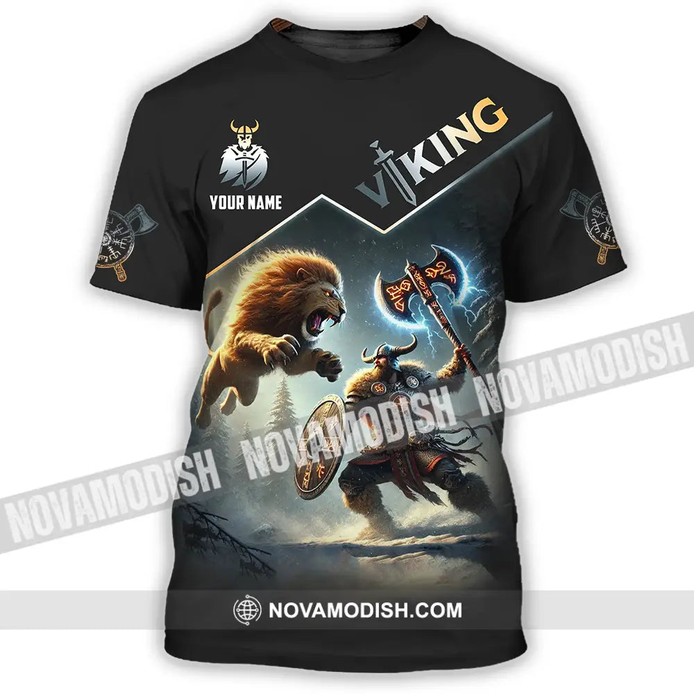 Unisex Shirt - Custom Text Shirt Viking T-Shirt / S T-shirt