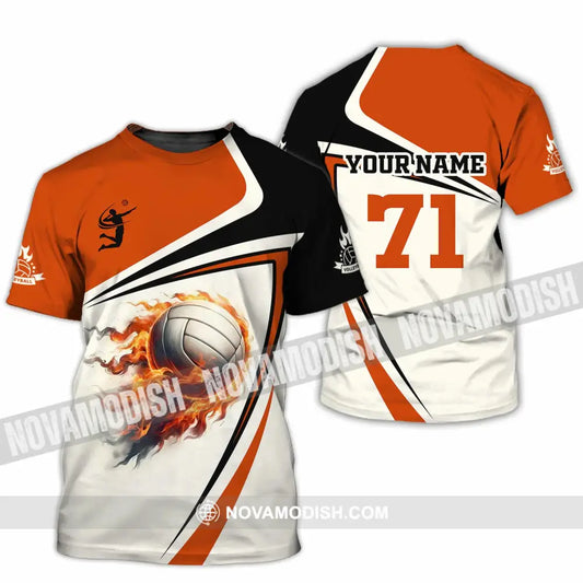 Unisex Shirt - Custom Text Volleyball T-Shirt / S T-Shirt