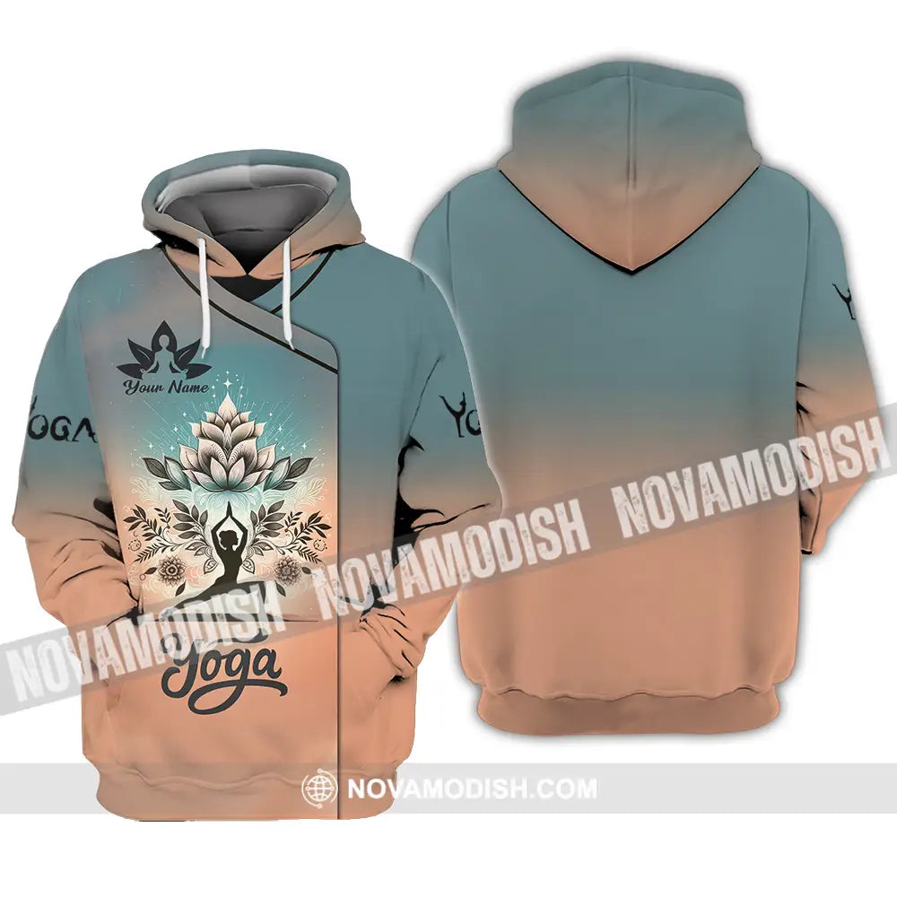 Unisex Shirt - Custom Text Yoga Hoodie / S T-Shirt
